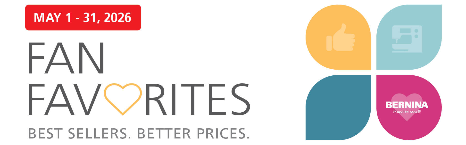 BERNINA Monthly Promotions